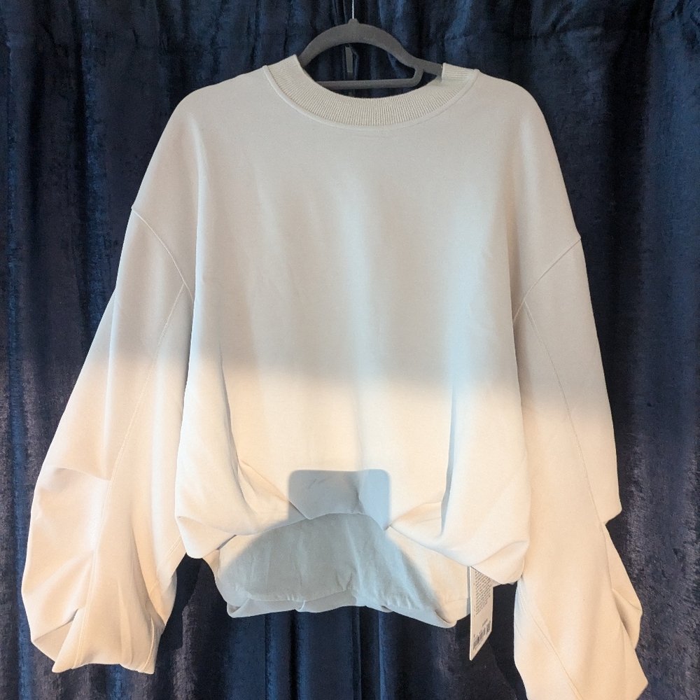 lululemon voluminous sweatshirt- bone